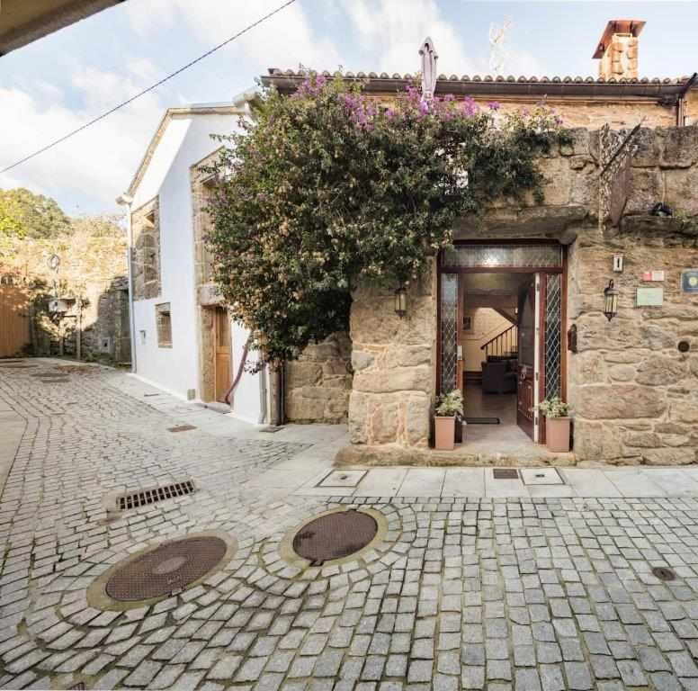 Casa De Carmen Banera Chimenea De Lena Y Terraza Villa Corcubión Exterior foto