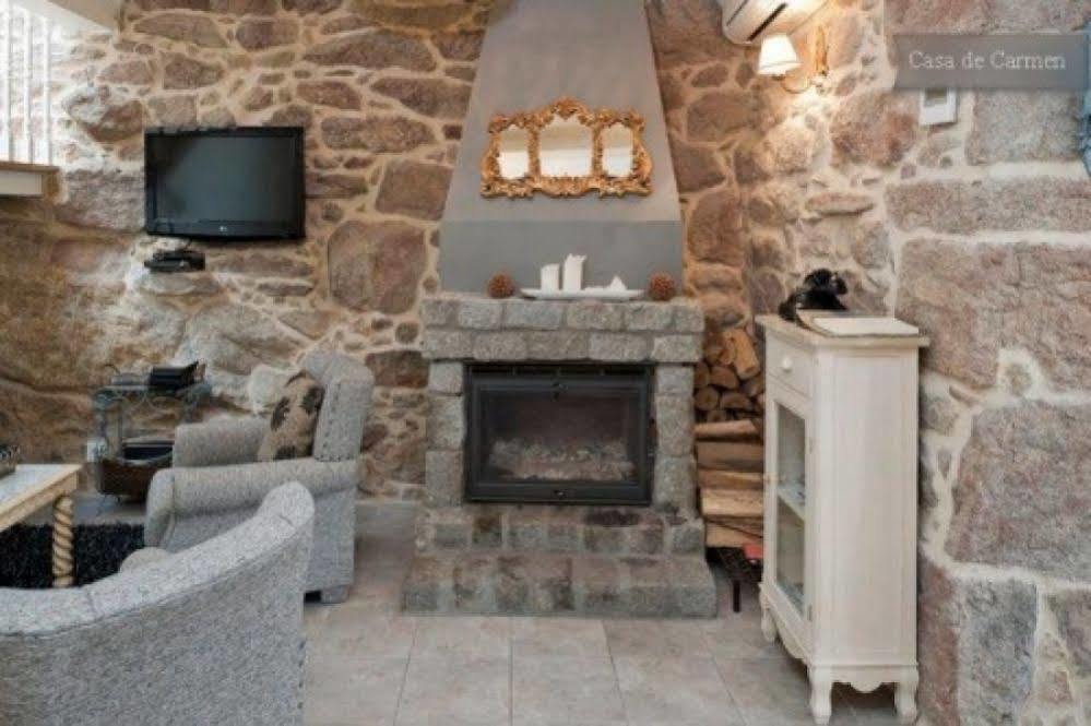Casa De Carmen Banera Chimenea De Lena Y Terraza Villa Corcubión Exterior foto